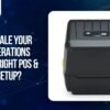 Pos Receipt Printer Used For Retail Operations And Billing Efficiency.